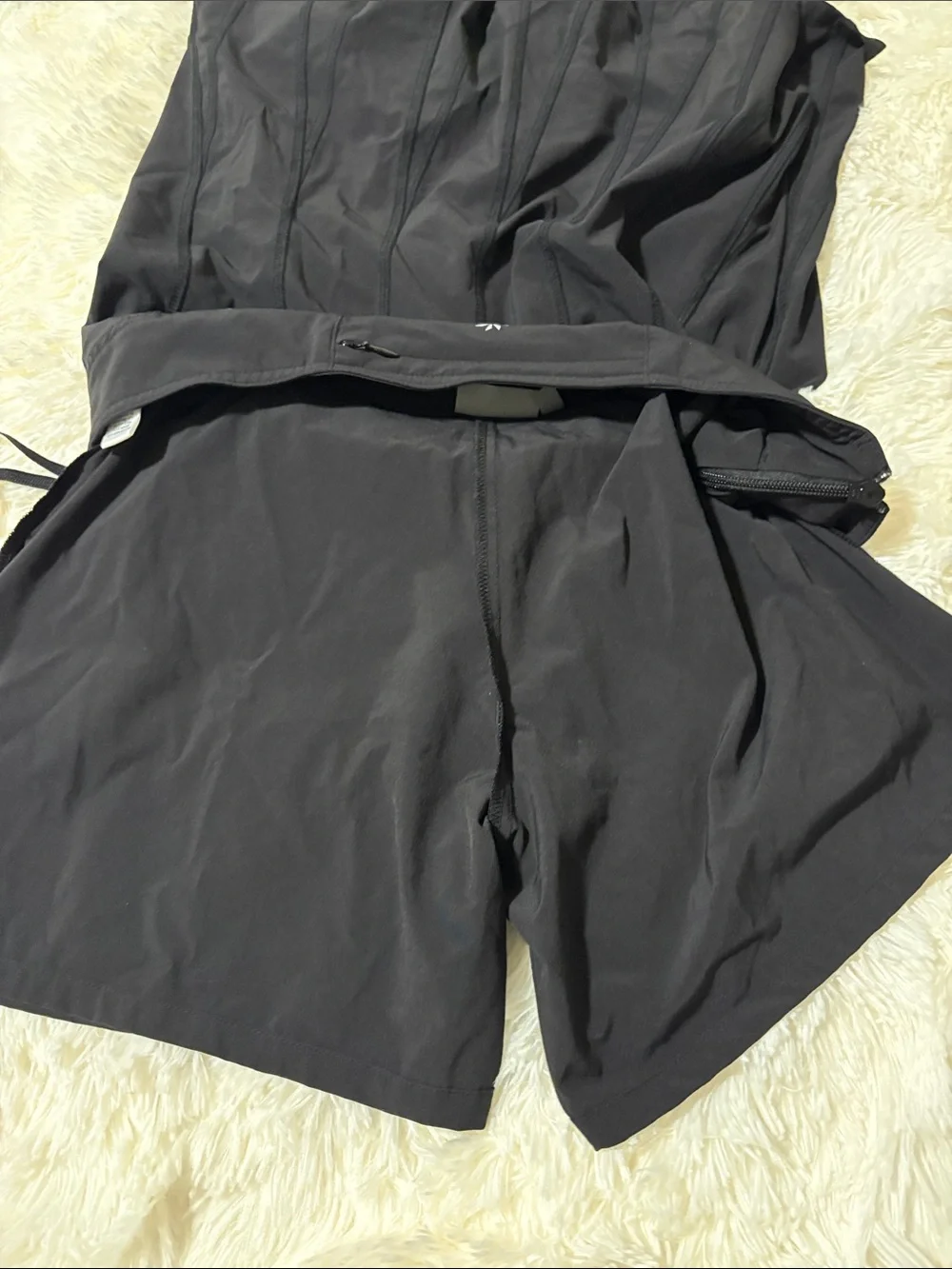 Athleta Black Circle Skirt with Subtle Panel Stitching - Picture 7 of 8